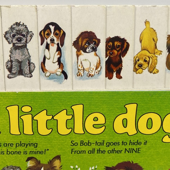 Vintage Ten Little Dogs Hardboard Children’s Book 1979 Brimax English Edition - Picture 3 of 13
